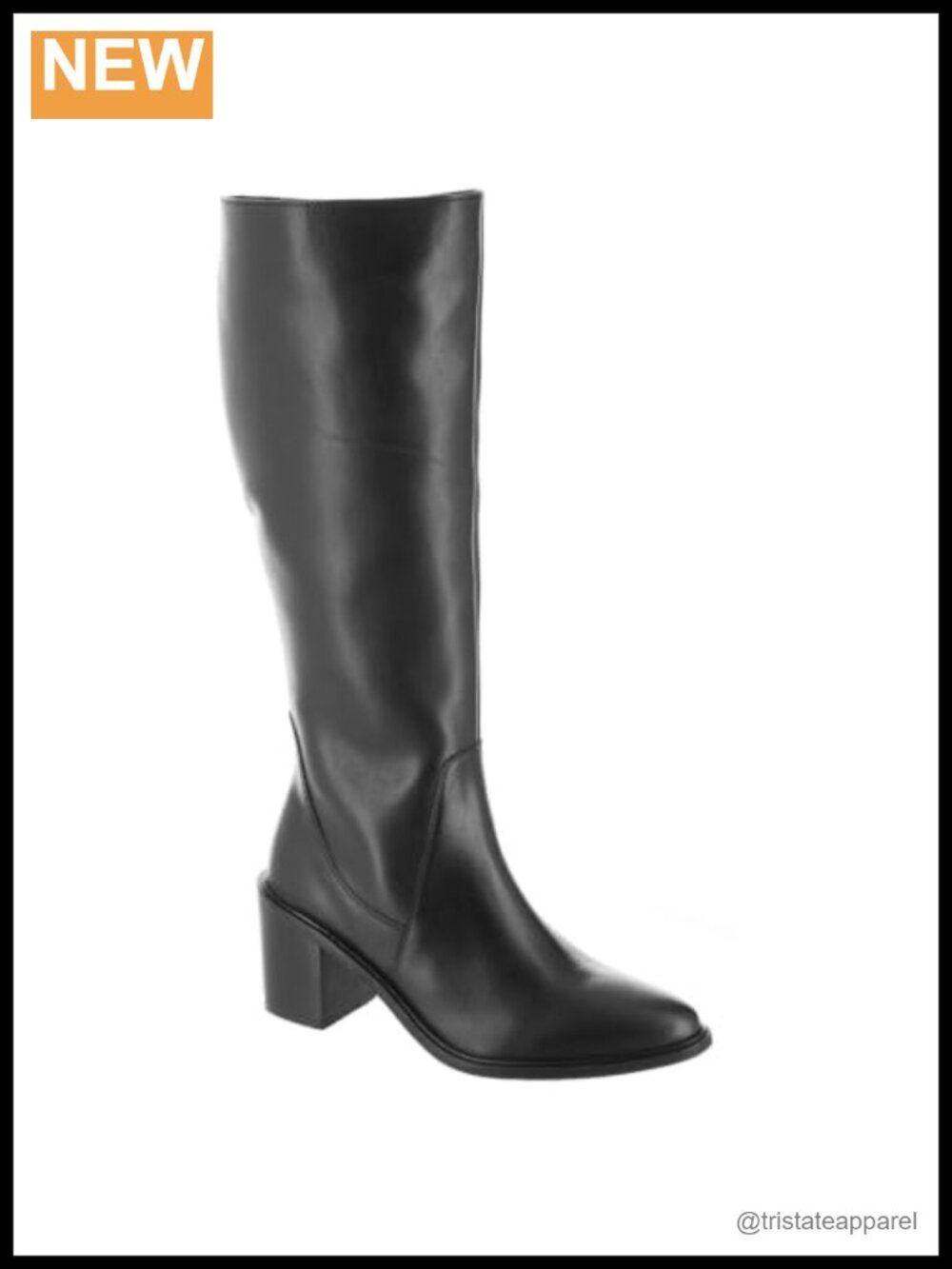Seychelles Women's Black Leather Knee High Bootie
